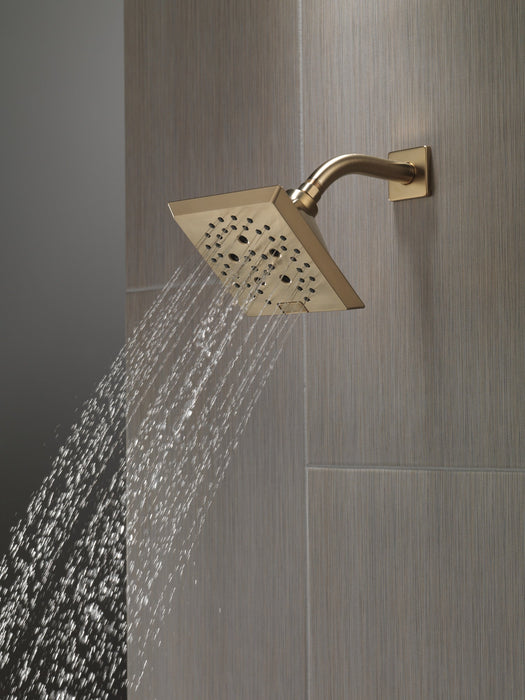 Delta Universal Showering Components 52664 H2OKINETIC 5-Setting Angular Modern Raincan Shower Head