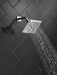 Delta Universal Showering Components 52664 H2OKINETIC 5-Setting Angular Modern Raincan Shower Head, lumicoat chrome - view 5