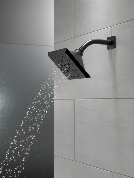 Delta Universal Showering Components 52664 H2OKINETIC 5-Setting Angular Modern Raincan Shower Head