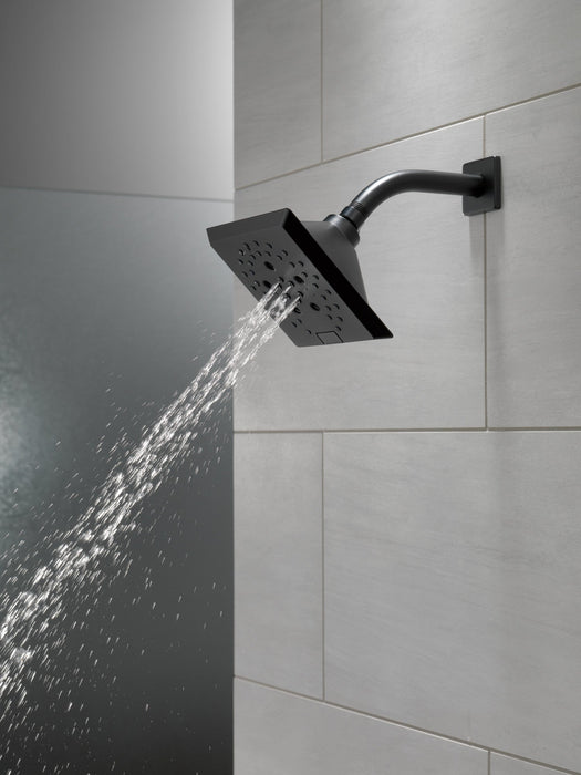 Delta Universal Showering Components 52664 H2OKINETIC 5-Setting Angular Modern Raincan Shower Head