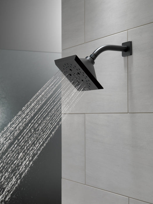 Delta Universal Showering Components 52664 H2OKINETIC 5-Setting Angular Modern Raincan Shower Head