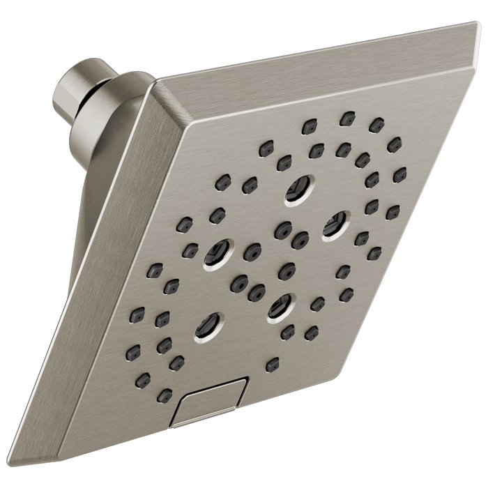 Delta Universal Showering Components 52664 H2OKINETIC 5-Setting Angular Modern Raincan Shower Head