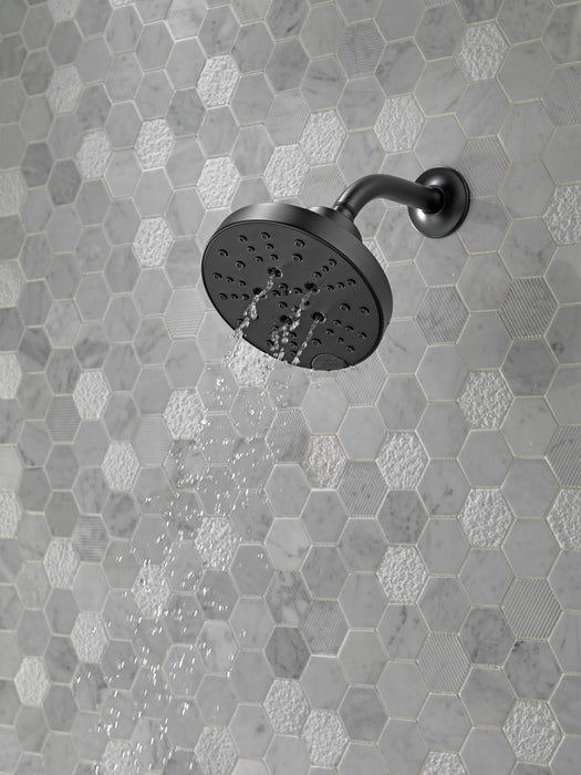 Delta Universal Showering Components 52668 H2OKINETIC 5-Setting Contemporary Raincan Shower Head