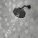 Delta Universal Showering Components 52668 H2OKINETIC 5-Setting Contemporary Raincan Shower Head, matte black - view 5