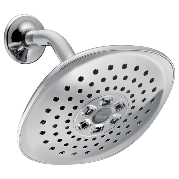 Delta Universal Showering Components 52686 H2OKINETIC 3-Setting Raincan Shower Head