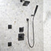 Delta Universal Showering Components 55140 H2OKINETIC 4-Setting Wall Mount Hand Shower, matte black - view 4