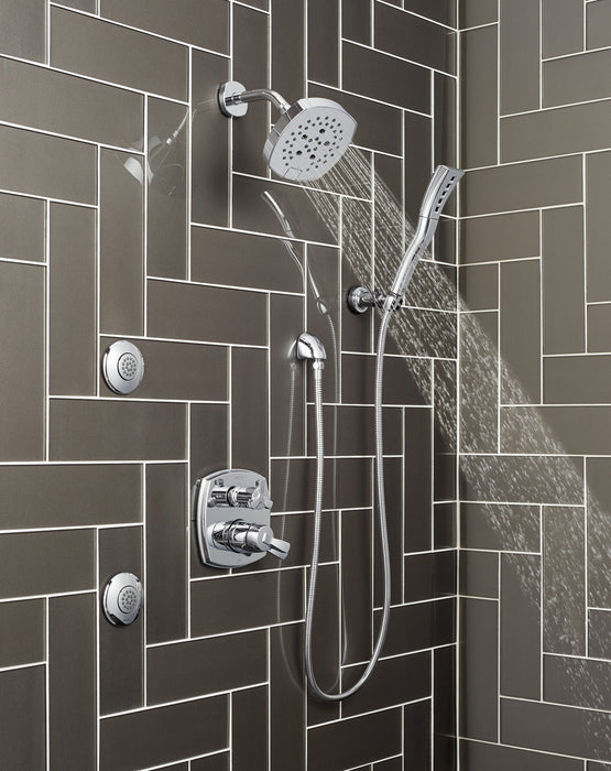 Delta Universal Showering Components 55421 H2OKINETIC Single-Setting Adjustable Wall Mount Hand Shower