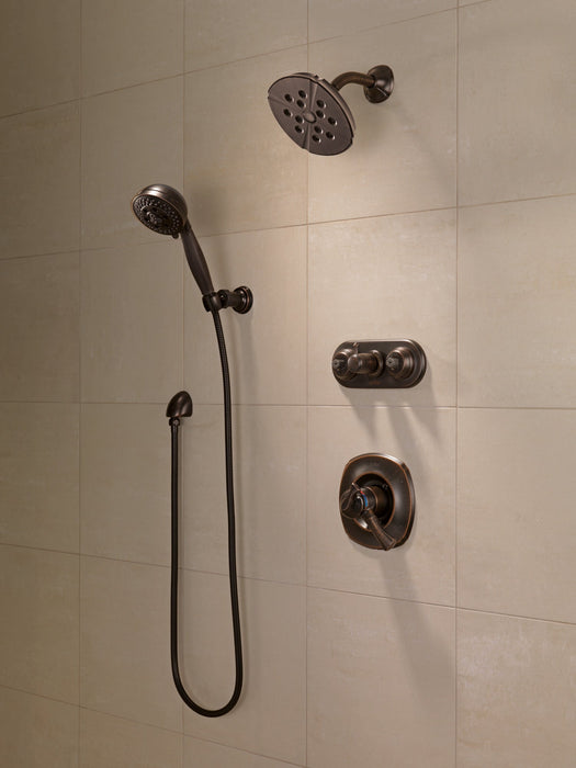 Delta Universal Showering Components 55445 H2OKINETIC 5-Setting Adjustable Wall Mount Hand Shower