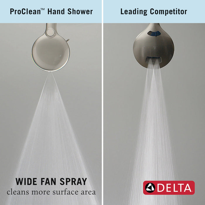 Delta Universal Showering Components 55884 7-Setting Wall Mount Hand Shower with Cleaning Spray