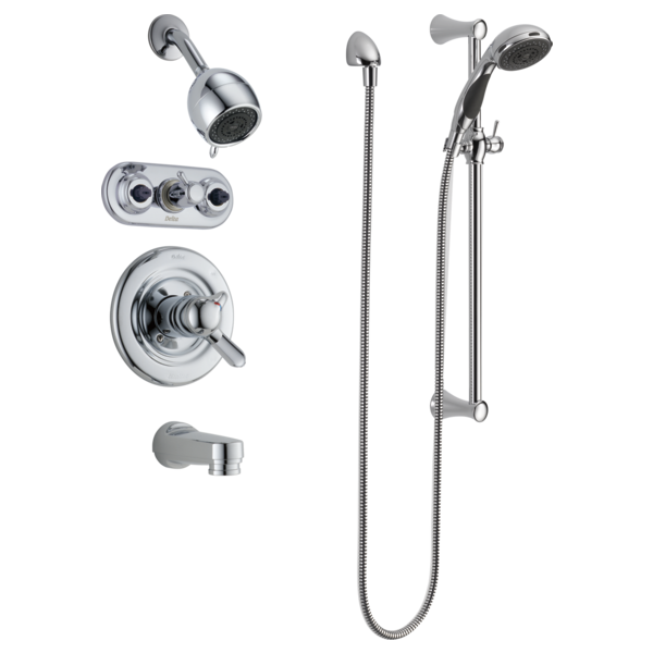 Delta 57014 Premium 3-Setting Slide Bar Hand Shower