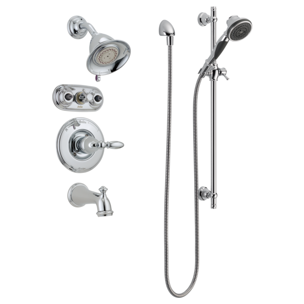 Delta 57021 Premium 3-Setting Slide Bar Hand Shower