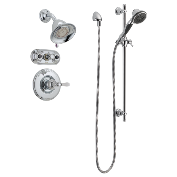 Delta 57021 Premium 3-Setting Slide Bar Hand Shower