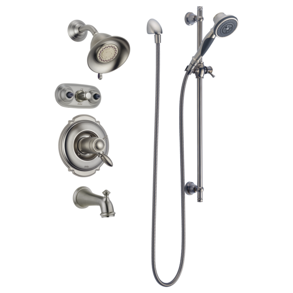 Delta 57021 Premium 3-Setting Slide Bar Hand Shower