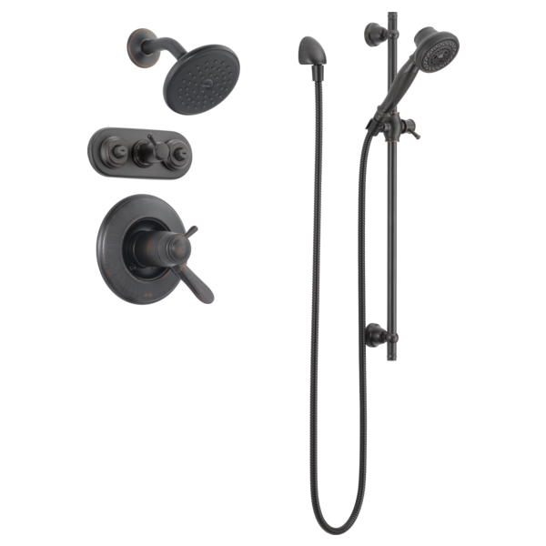 Delta 57021 Premium 3-Setting Slide Bar Hand Shower