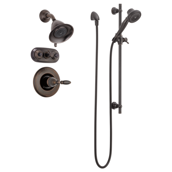 Delta 57021 Premium 3-Setting Slide Bar Hand Shower