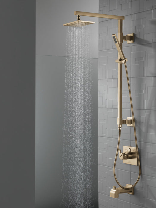 Delta Universal Showering Components 58420 Shower Column 26" Angular, lumicoat champagne bronze - view 2