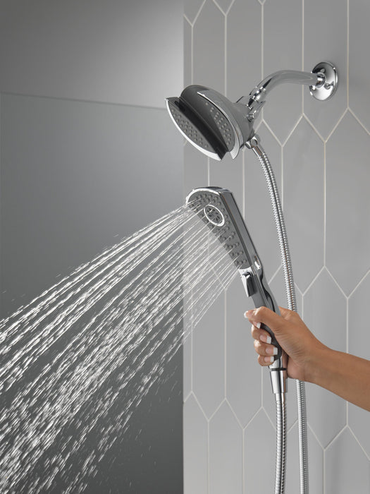 Delta Universal Showering Components 58467 In2ition 4-Setting Two-in-One Shower