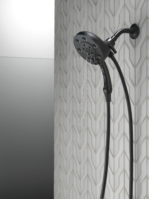 Delta Universal Showering Components 58472 H2OKINETIC In2ition 4-Setting Two-in-One Shower