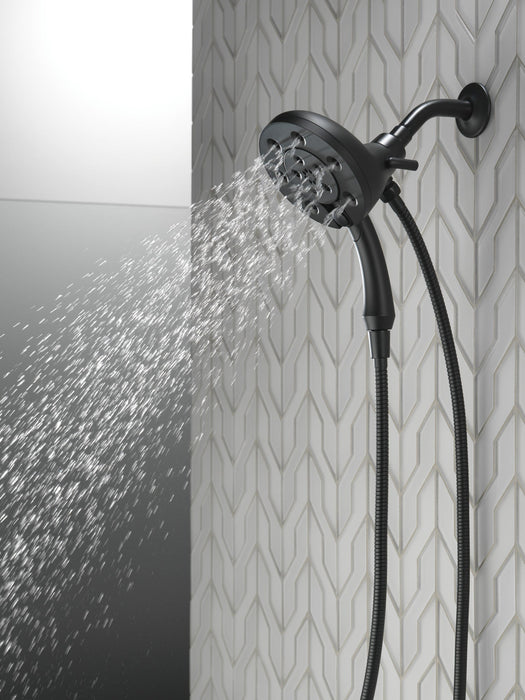 Delta Universal Showering Components 58472 H2OKINETIC In2ition 4-Setting Two-in-One Shower