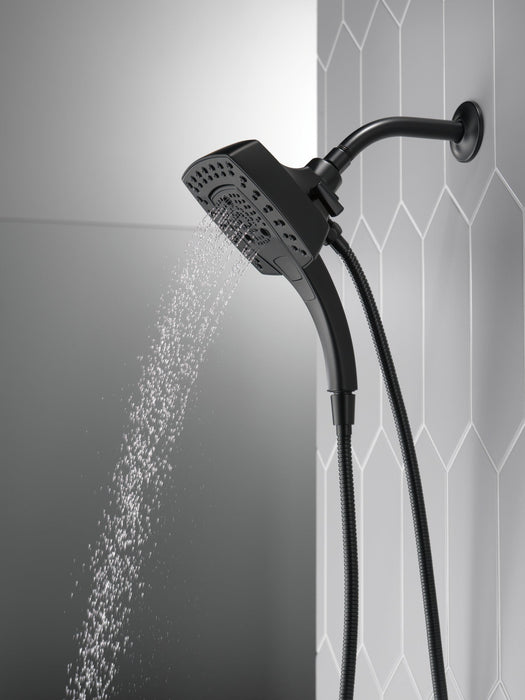 Delta Universal Showering Components 58474 H2OKINETIC In2ition 5-Setting Two-in-One Shower