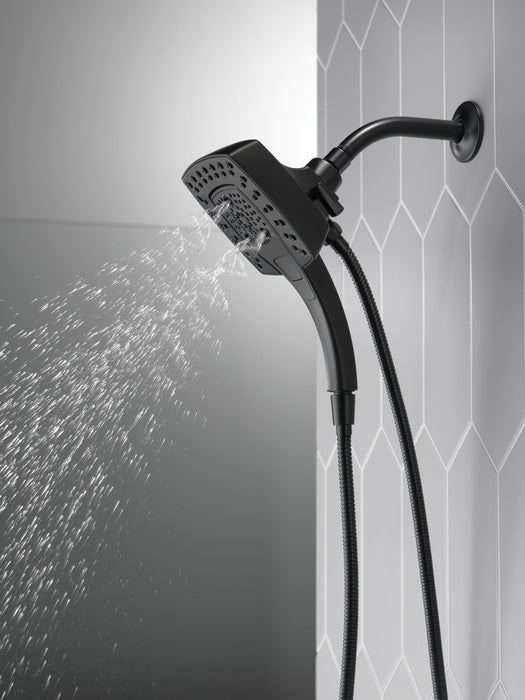 Delta Universal Showering Components 58474 H2OKINETIC In2ition 5-Setting Two-in-One Shower