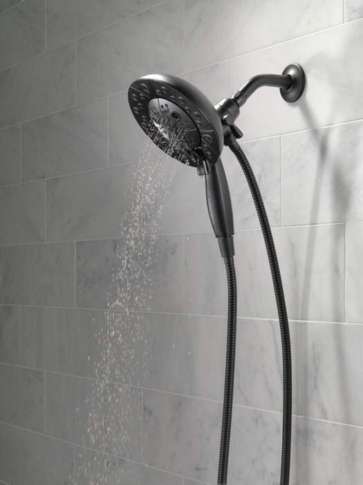 Delta Universal Showering Components 58480 H2OKINETIC In2ition 5-Setting Two-in-One Shower