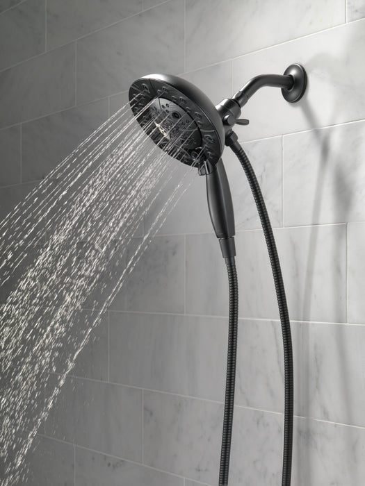 Delta Universal Showering Components 58480 H2OKINETIC In2ition 5-Setting Two-in-One Shower