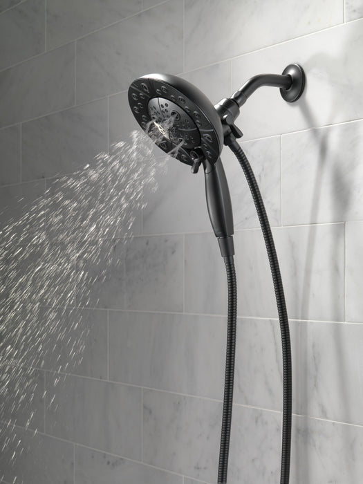 Delta Universal Showering Components 58480 H2OKINETIC In2ition 5-Setting Two-in-One Shower