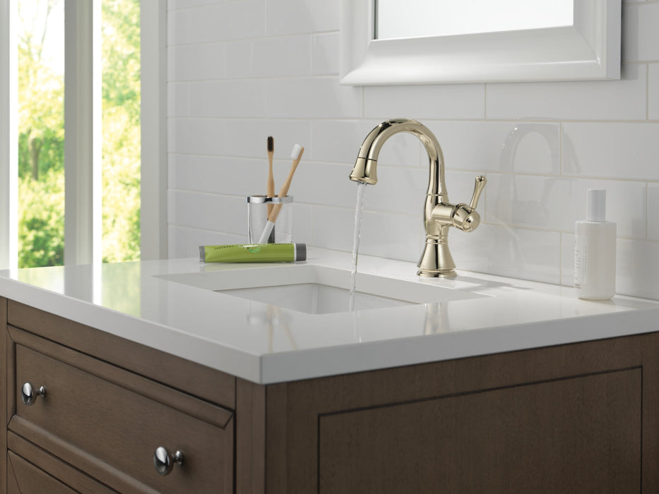 Delta Cassidy 597 Single Handle Pull Down Bathroom Faucet