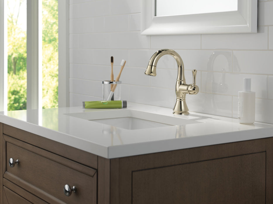 Delta Cassidy 597 Single Handle Pull Down Bathroom Faucet