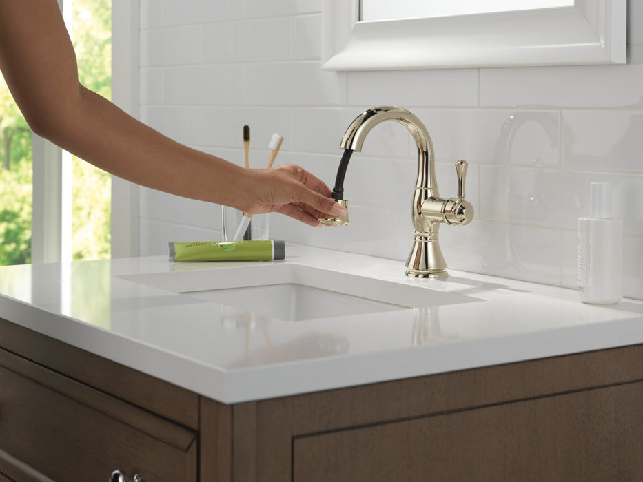 Delta Cassidy 597 Single Handle Pull Down Bathroom Faucet