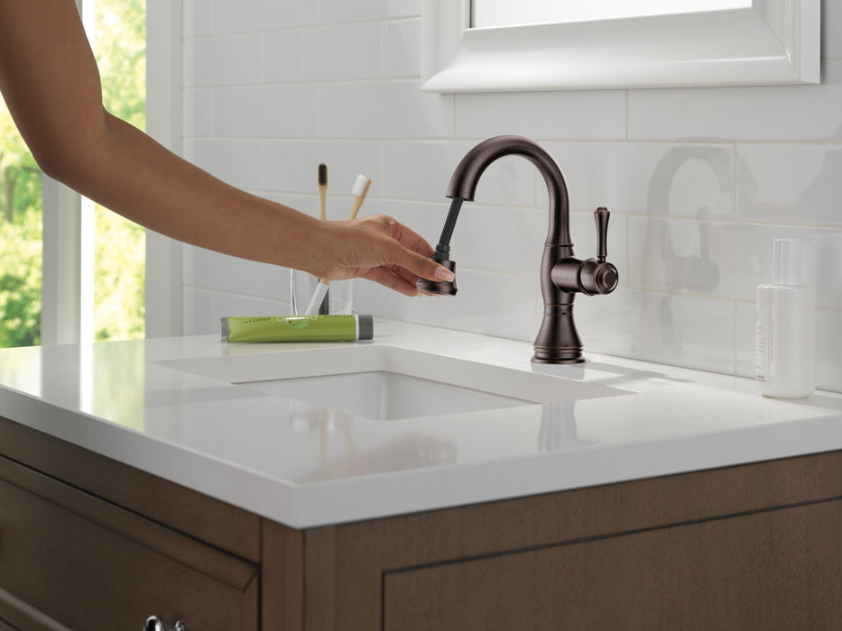 Delta Cassidy 597 Single Handle Pull Down Bathroom Faucet