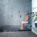 Delta Universal Showering Components 5SE Tilt-Up Shower Seat, lumicoat stainless - view 5