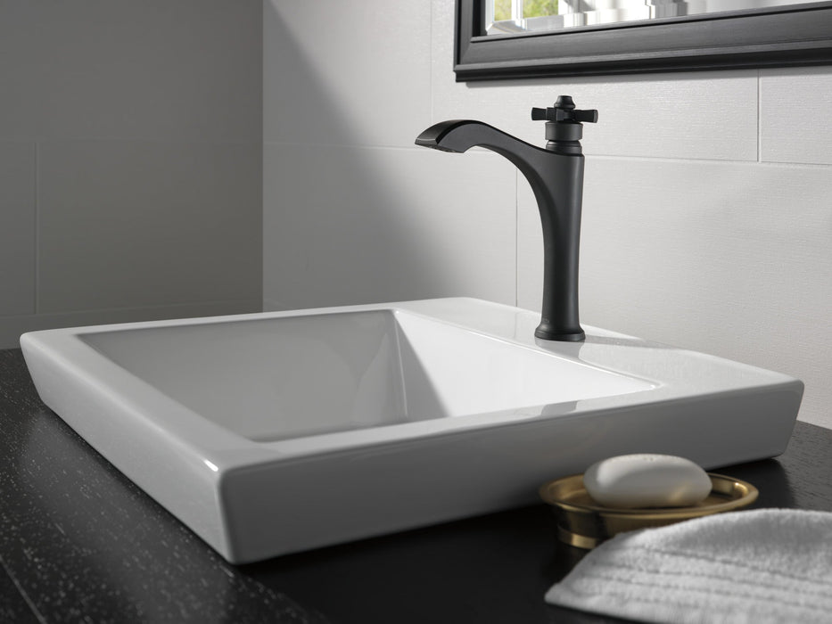 Delta Dorval 657 Single Handle Mid-Height Vessel Bathroom Faucet