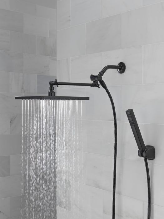 Delta Universal Showering Components 75527 10 inch Raincan Shower Head & Hand Held Combo with Adjustable Extension Arm