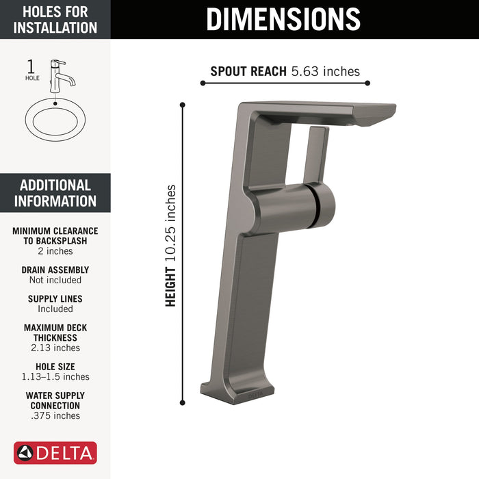 Delta Pivotal 799 Single Handle Vessel Bathroom Faucet