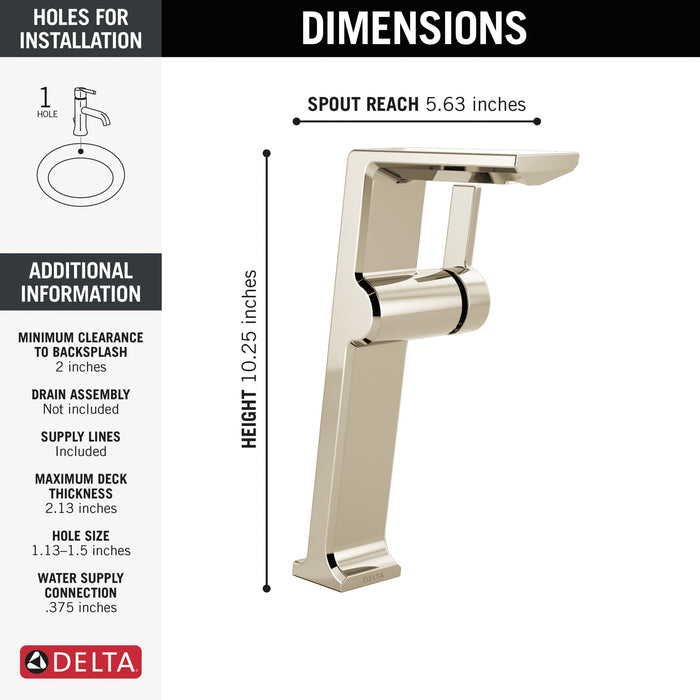 Delta Pivotal 799 Single Handle Vessel Bathroom Faucet