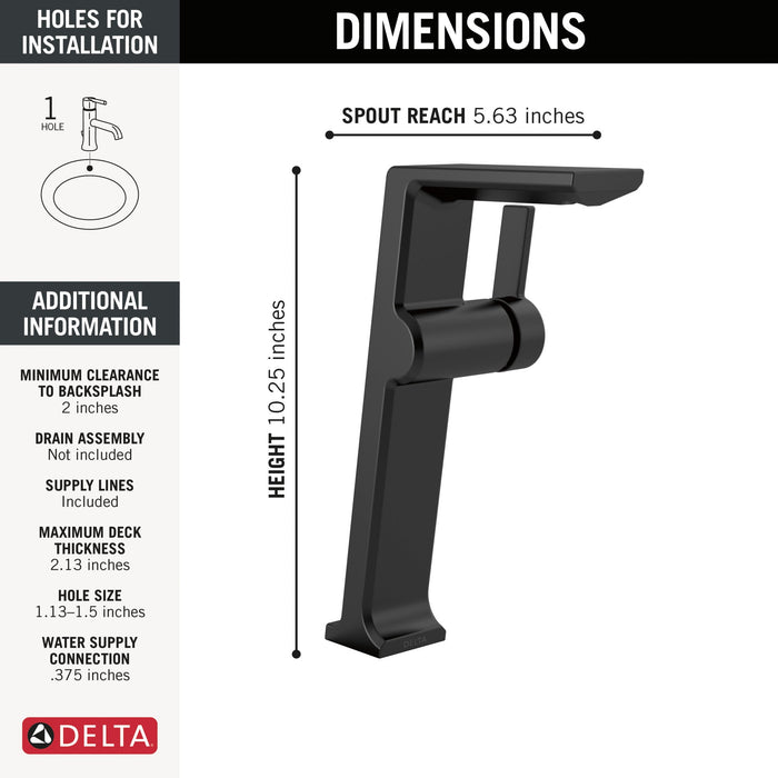 Delta Pivotal 799 Single Handle Vessel Bathroom Faucet