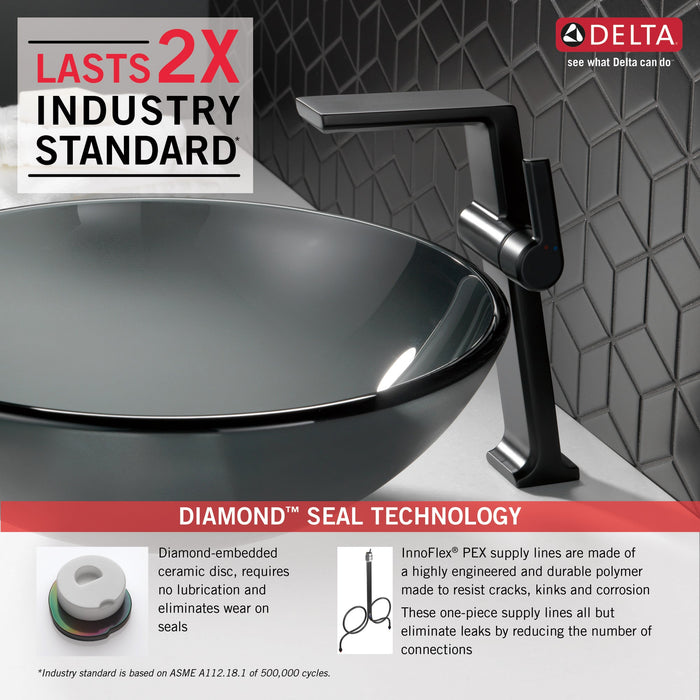 Delta Pivotal 799 Single Handle Vessel Bathroom Faucet