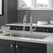 Delta Westville: Single Handle Pull-Down Kitchen Faucet, arctic stainless - view 5