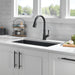 Delta Westville: Single Handle Pull-Down Kitchen Faucet, matte black - view 5