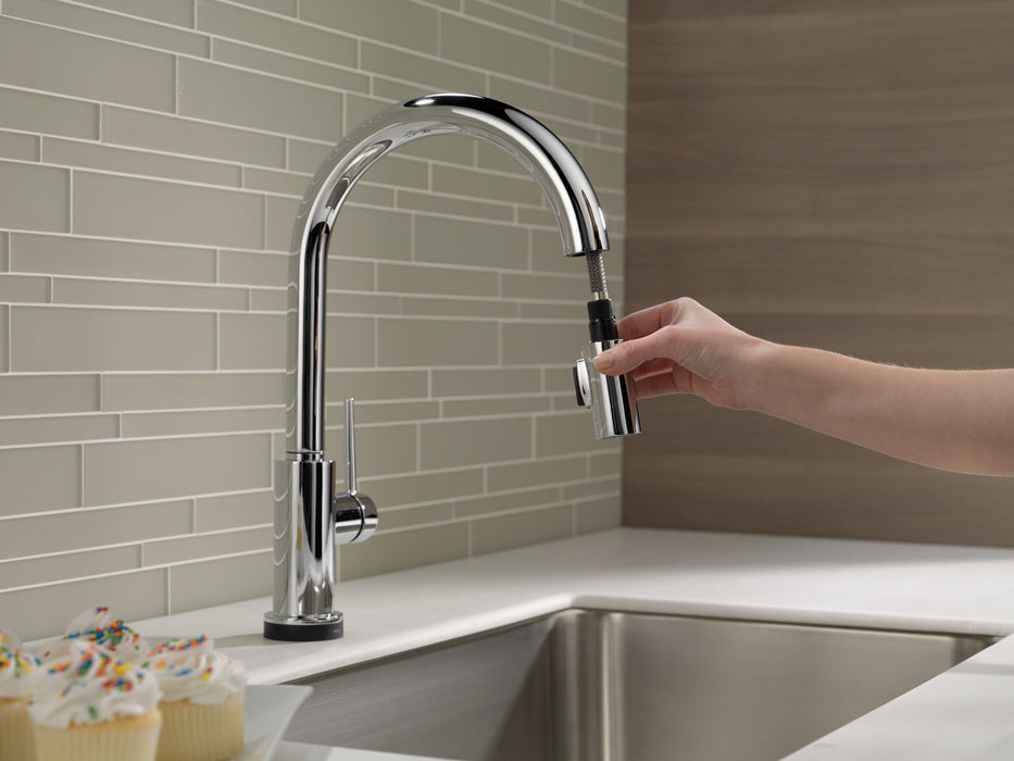 Delta Trinsic 9159TV VoiceIQ Single-Handle Pull-Down Kitchen Faucet with TouchTouch 2O Technology