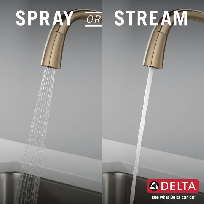 Delta Stryke 9176 Single Handle Pull-Down Kitchen Faucet