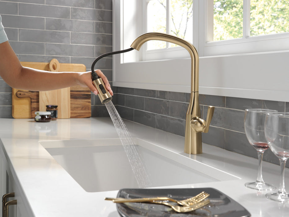 Delta Stryke 9176 Single Handle Pull-Down Kitchen Faucet