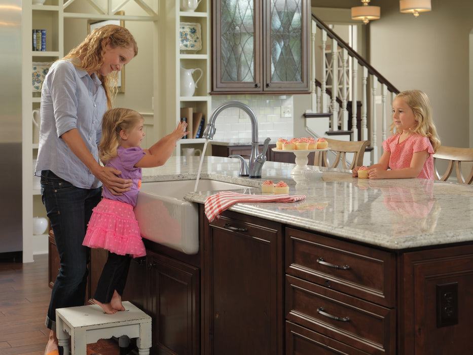 Delta Leland 9178T Single Handle Pull-Down Kitchen Faucet with TouchTouch 2O and ShieldSpray Technologies