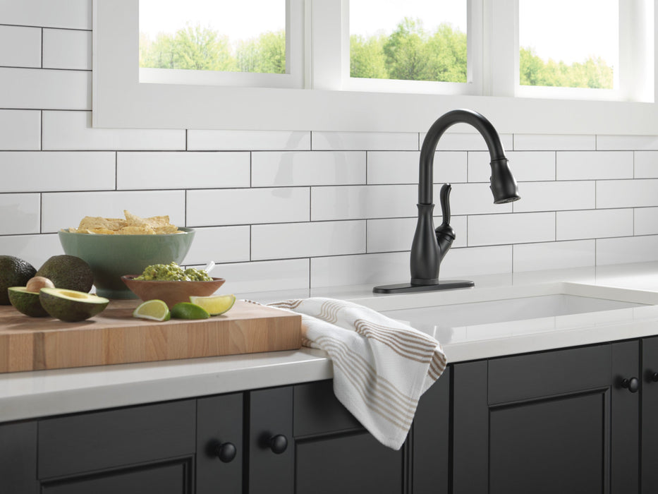 Delta Leland: VoiceIQ Single Handle Pull-Down Faucet with Touch2O Technology