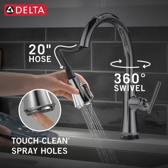 Delta Coranto 9179T Single Handle Pull-Down Kitchen Faucet with TouchTouch 2O Technology