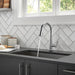 Delta Emmeline: Single Handle Pull Down Kitchen Faucet with Touch2O Technology, lumicoat arctic stainless - view 5