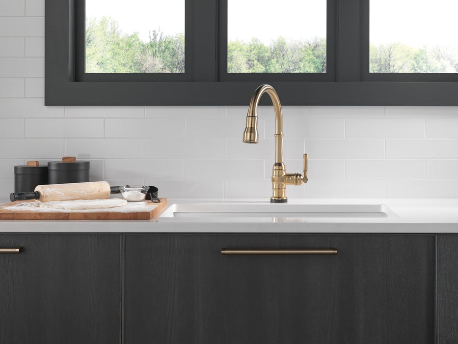 Delta Broderick 9190T Single Handle Pull-Down Kitchen Faucet With TouchTouch 2O Technology