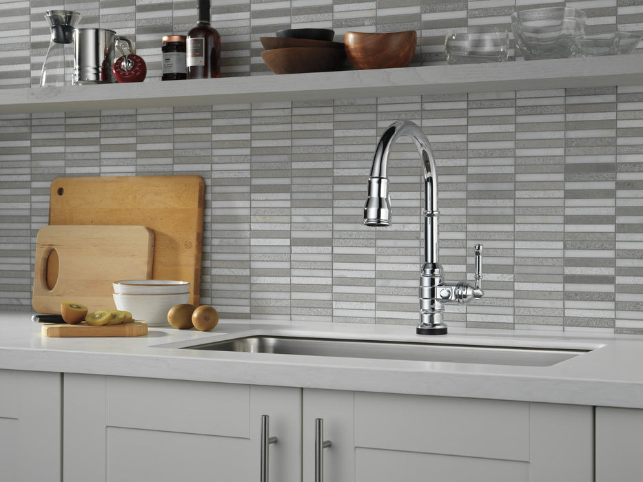 Delta Broderick 9190T Single Handle Pull-Down Kitchen Faucet With TouchTouch 2O Technology